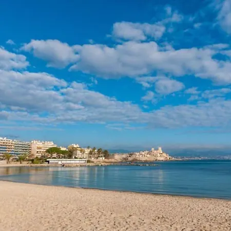 Emplacement Ideal Plages Cap D'antibes Gare Juan Les Pins Lejlighed *