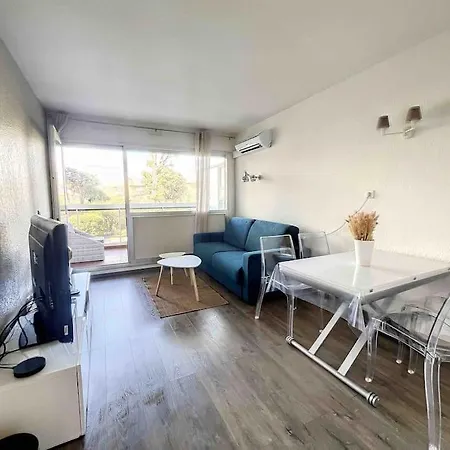 Emplacement Ideal Plages Cap D'antibes Gare Juan Les Pins Lejlighed *